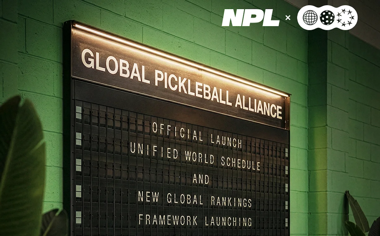 Global Pickleball Alliance Formally Unveiled - World Schedule and Global Rankings