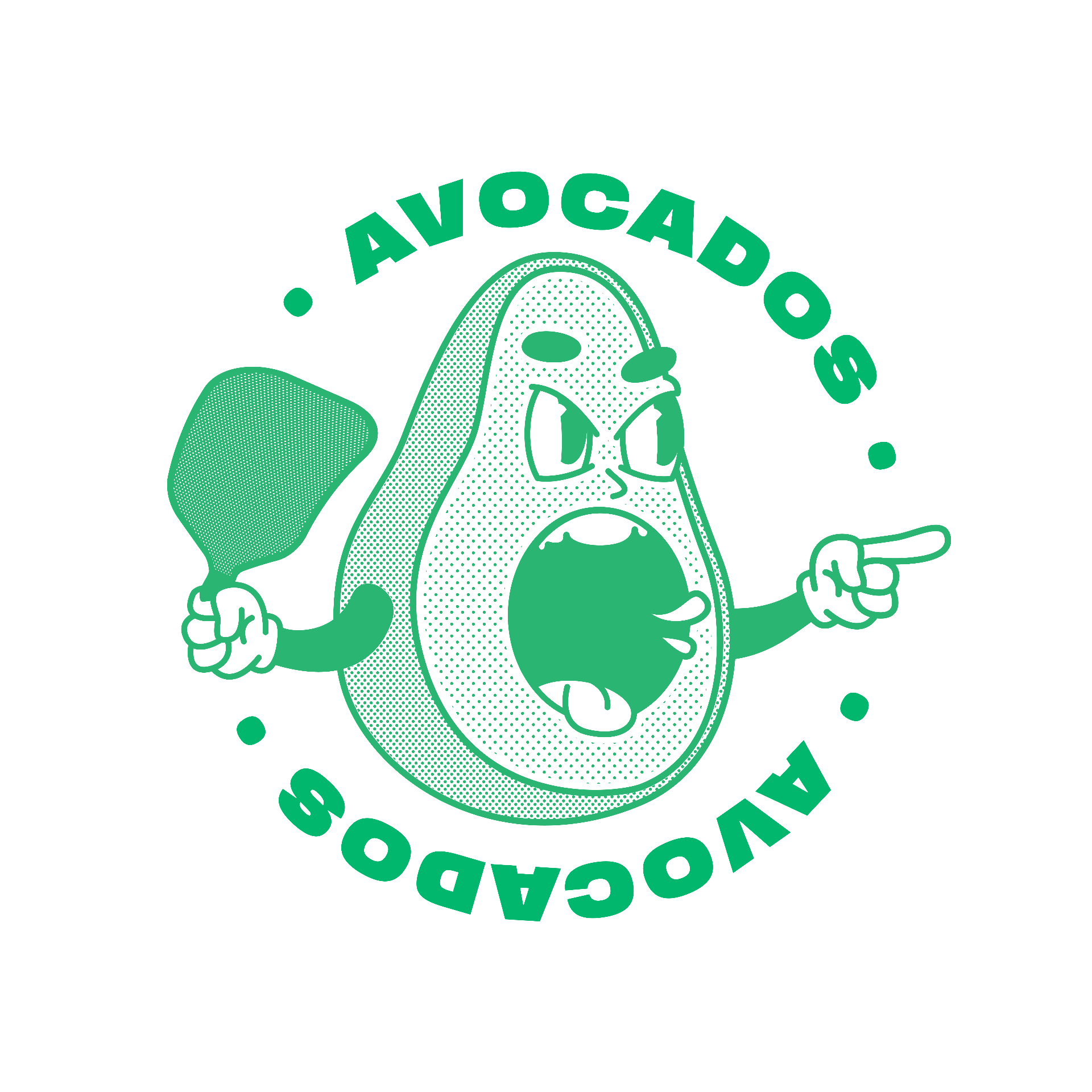 Avocados logo - National Pickleball League