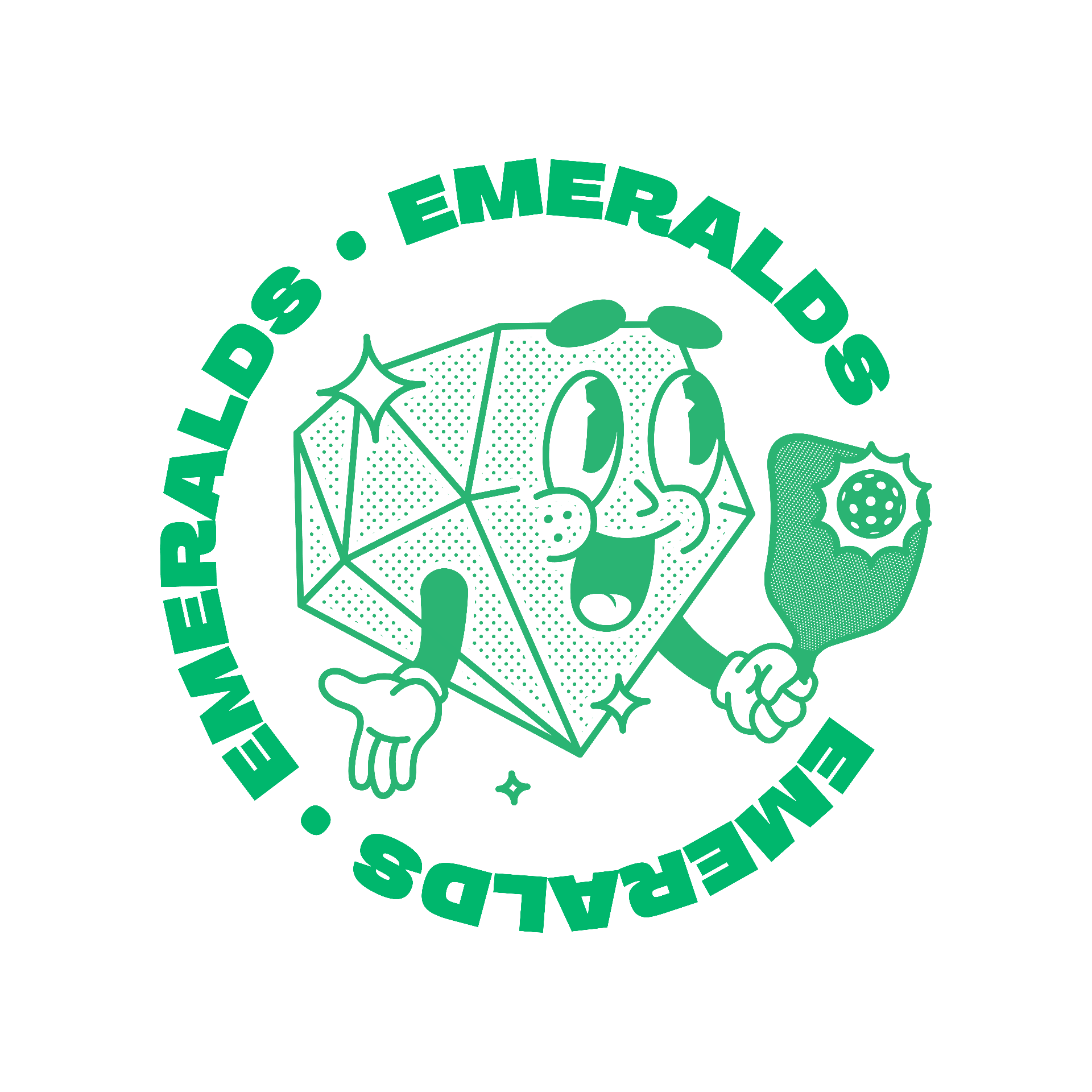 Emeralds logo - National Pickleball League