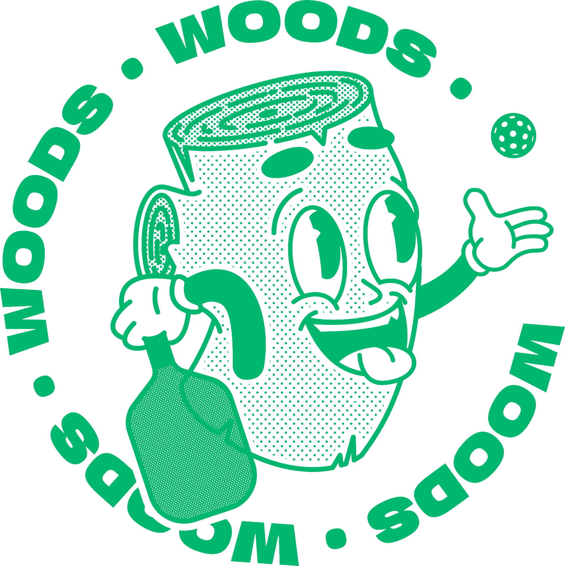 Woods logo - National Pickleball League