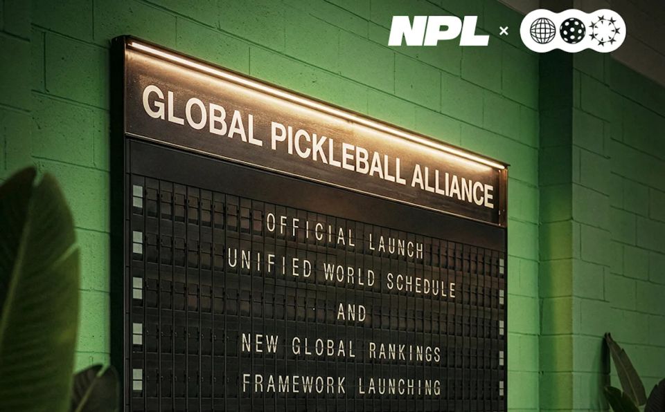 Global Pickleball Alliance Formally Unveiled - World Schedule and Global Rankings