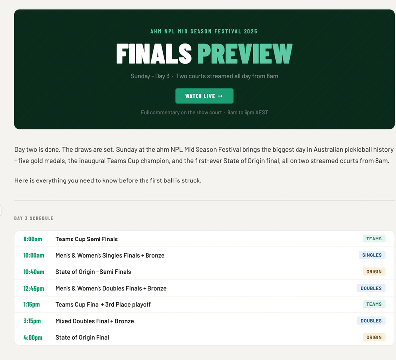ahm NPL Mid-Season Festival - FINALS PREVIEW (Teams, SOO, Tournament) – photo 1
